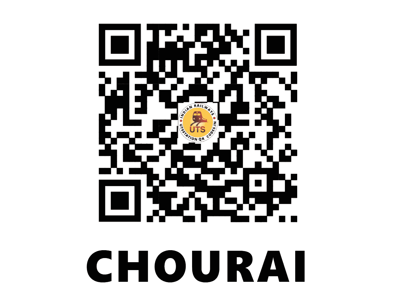 UTS QR Code for CHOURAI - CHUA (SB - MADHYA PRADESH)